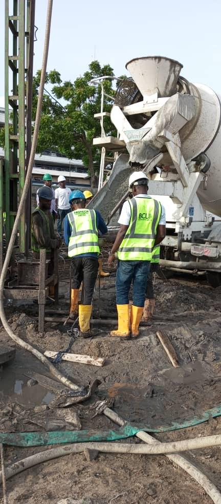 Crane base piling works for BCL Constructions, Victoria Island, Lagos3