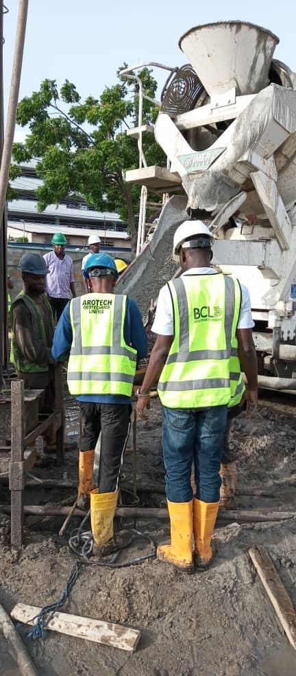 Crane base piling works for BCL Constructions, Victoria Island, Lagos4