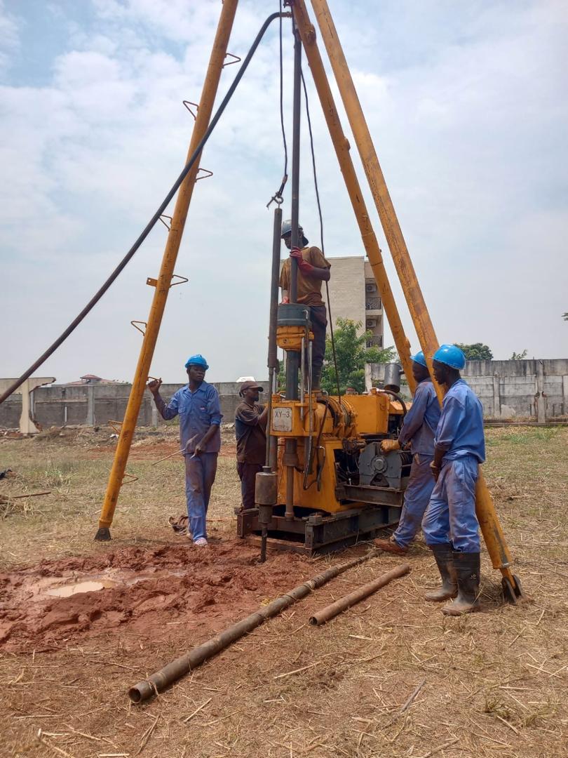Geotechnical Exploration for Schnabel Engineering, New American Embassy, Gangui Central African Republic6