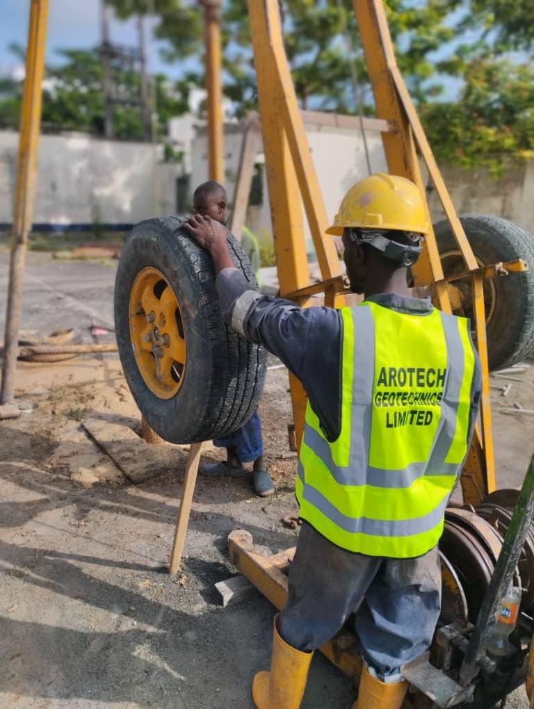 Geotechnical Investigation to 40 meters depth, Ikoyi Lagos